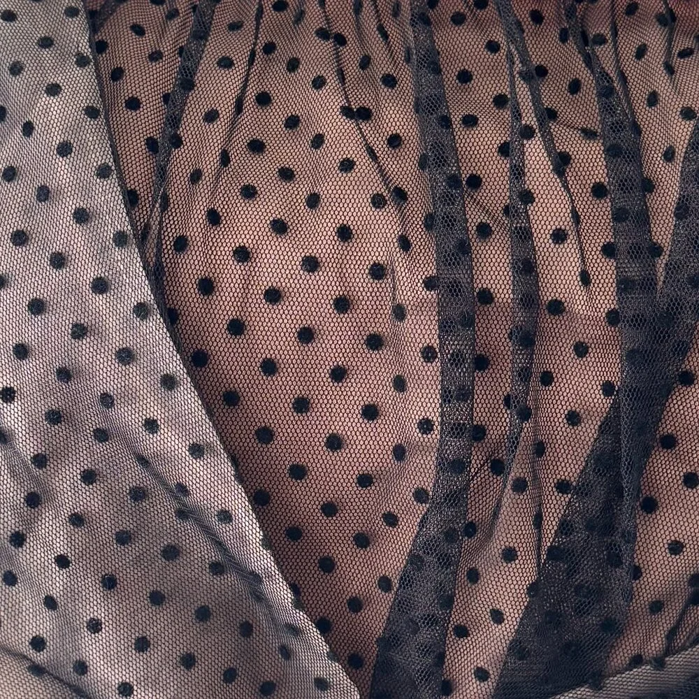 NWT Anthropologie Tulle Dot Maxi Dress - Picture 13 of 16